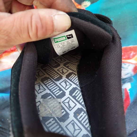 Black Suede Pumas - Picture 8 of 9